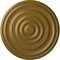 Ekena Millwork Carton Ceiling Medallion (For Canopies up to 3 3/4"), Hand-Painted Gold, 17 3/4"OD x 1 3/8"P CM18CAGLS - alternate 1